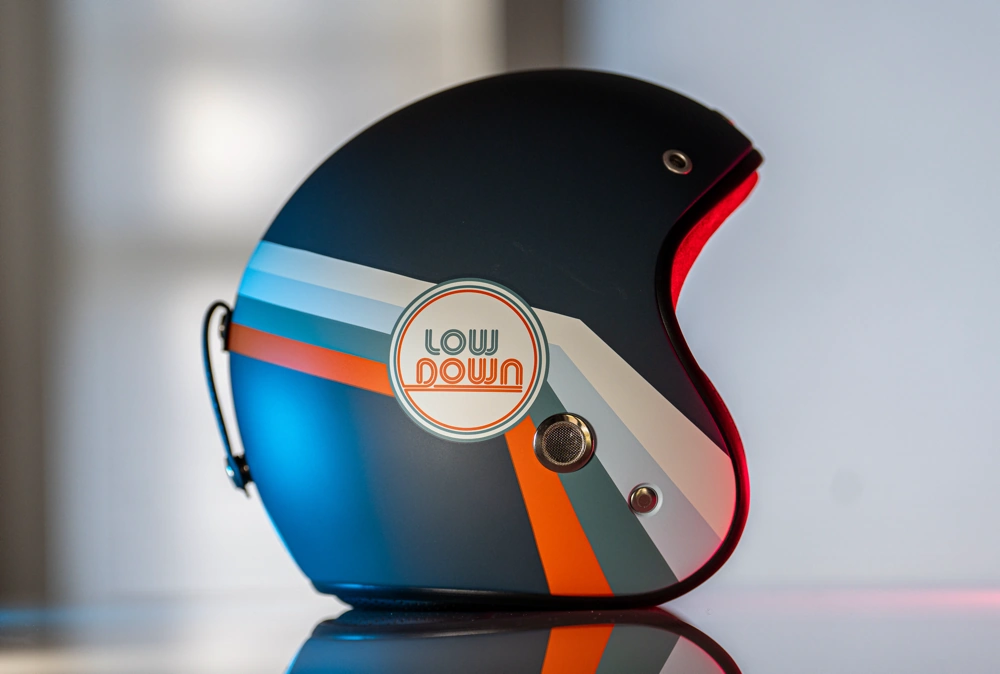 LowDown Helmet side view