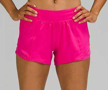 Lululemon hotty hot short 2 running shorts trail and kale