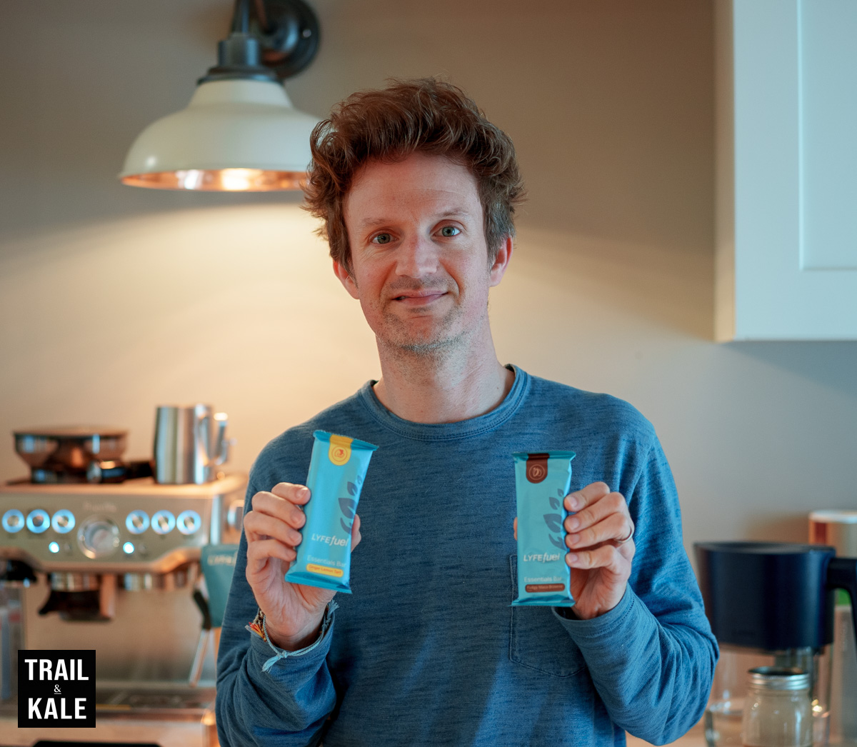 The Lyfe Fuel nutrition bars are a good size for storing in a pocket or bag.