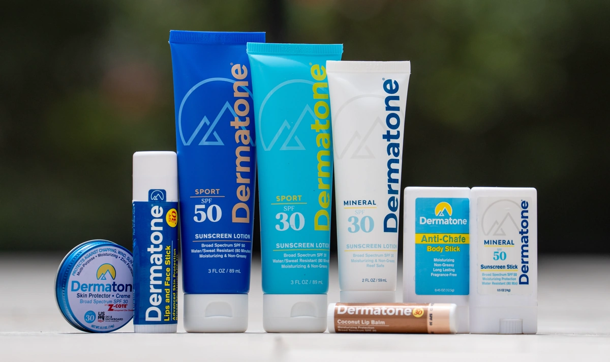 Dermatone sun skin care range