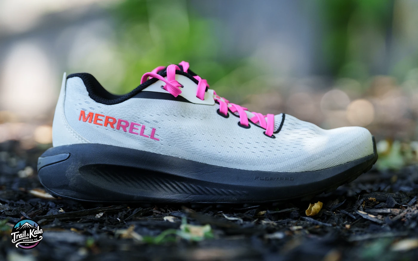 The Merrell Morphlite midsole features EVA foam, offering moderate cushioning that balances comfort and responsiveness.