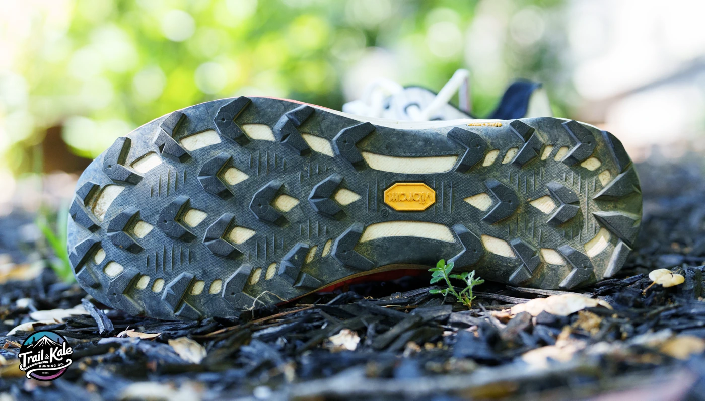 Vibram Megagrip with aggressive 5mm lugs