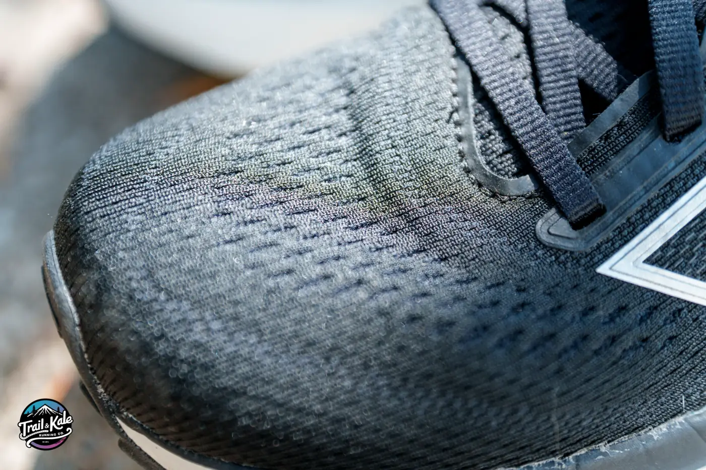 A close up of the New Balance Fresh Foam X 880 v14's mesh upper