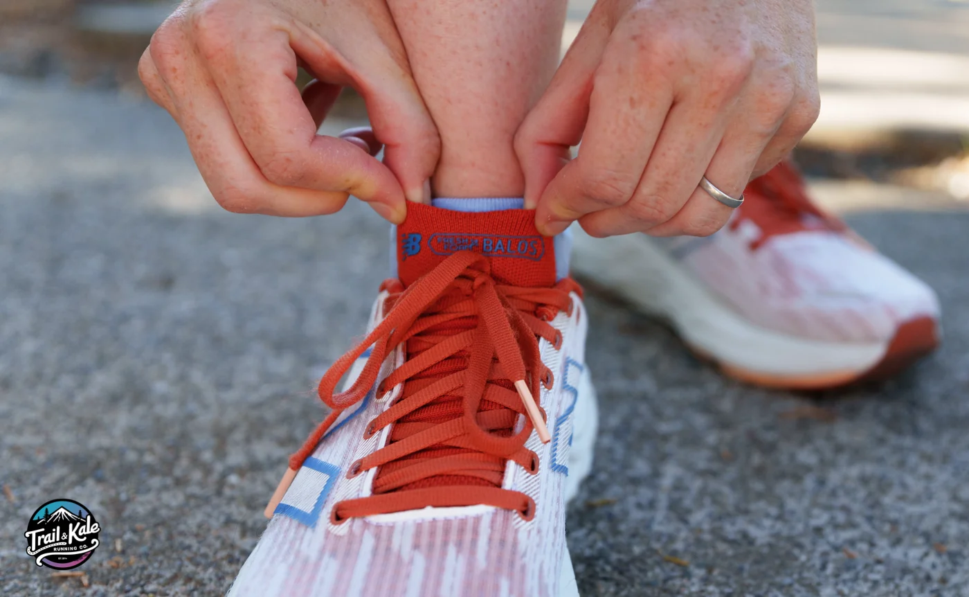 The stretchy tongue and laces add to the overall comfort of the Balos, out of the box.