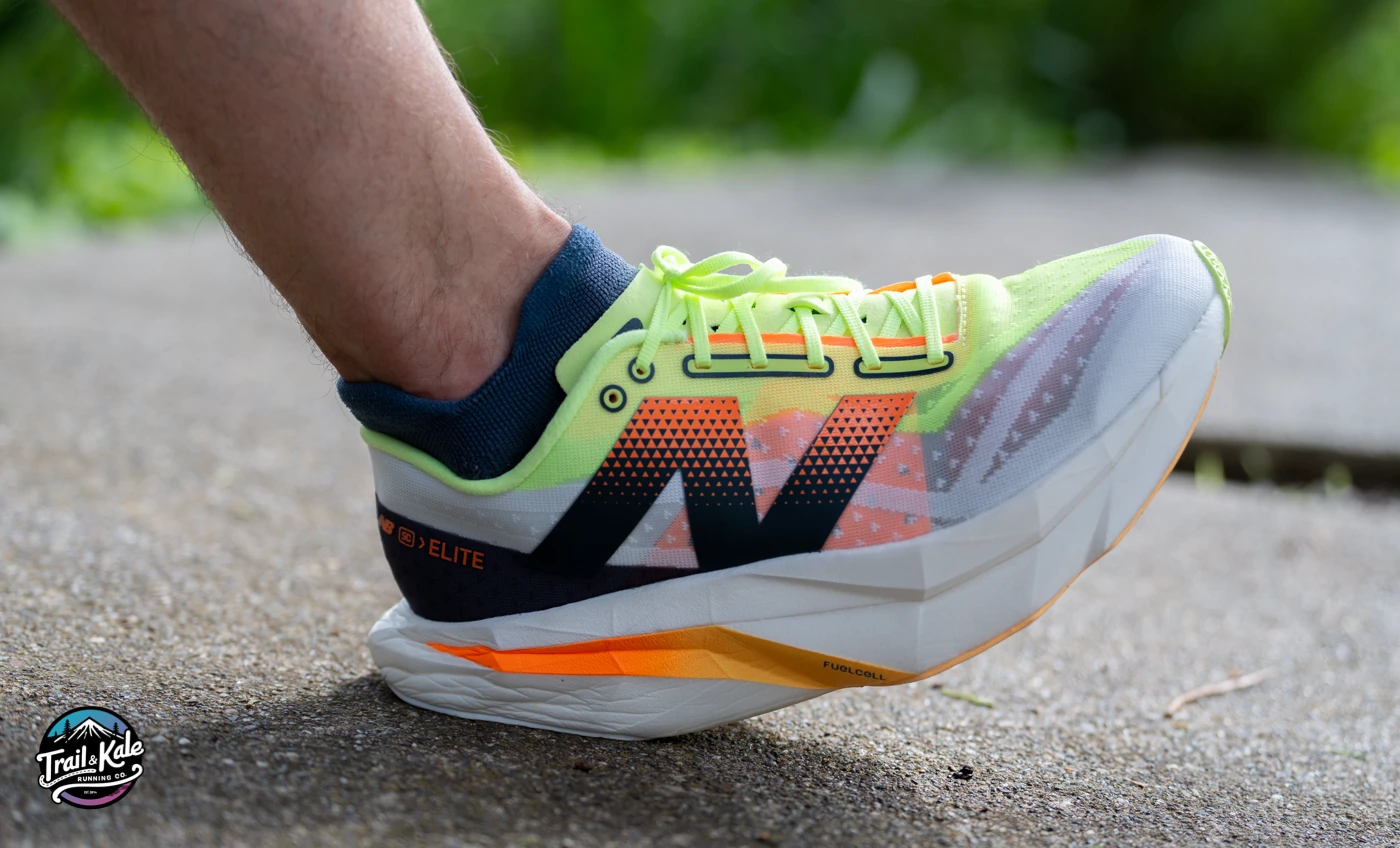 The PEBA-infused FuelCell midsole delivers on both springiness and cushioning