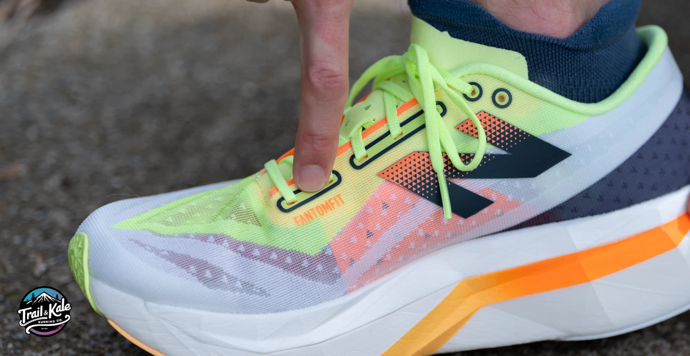 New Balance FuelCell SuperComp Elite V4's Fantom Fit upper is designed thoughtfully