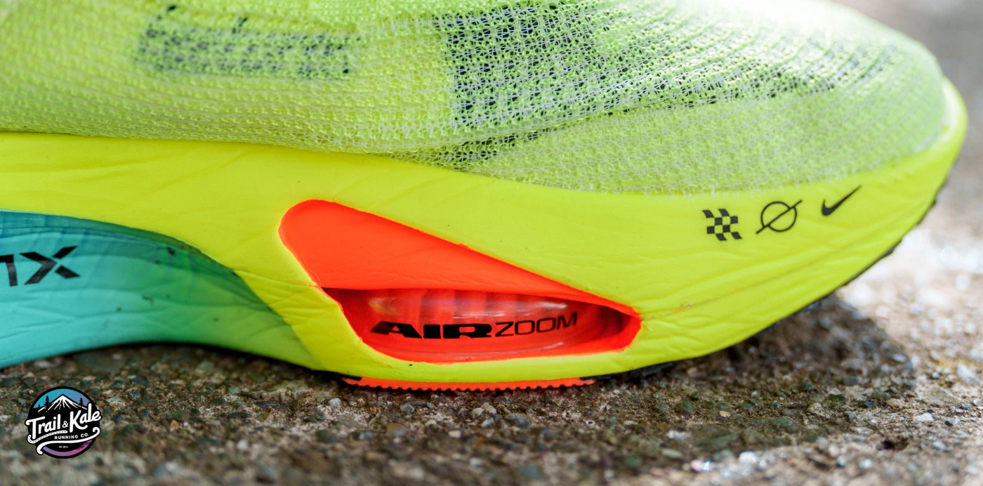 this shoe incorporates two Air Zoom units