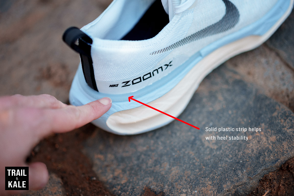 A solid plastic strip of material gives the Invincible 3 extra stability