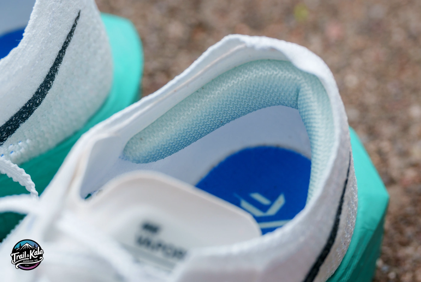 they have substantial padding around the heel which keeps it comfortably away from the heel counter, reducing the risk of rubbing