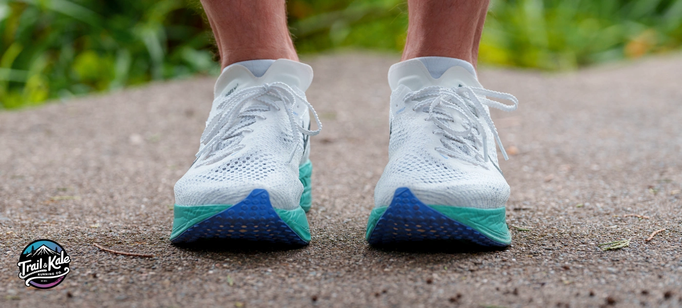 Vaporfly 3 asymmetrical lacing system