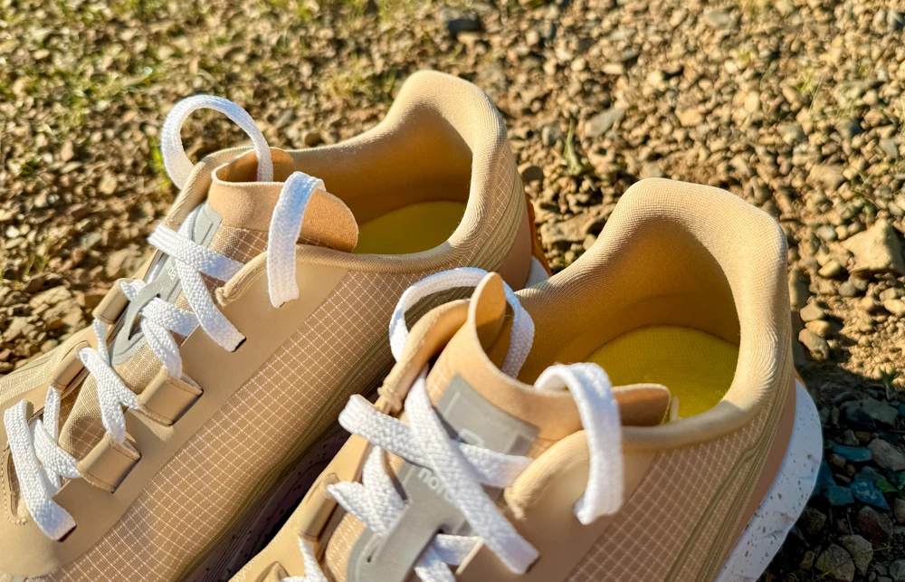 Norda 002 is well cushioned around the collars and heel counter