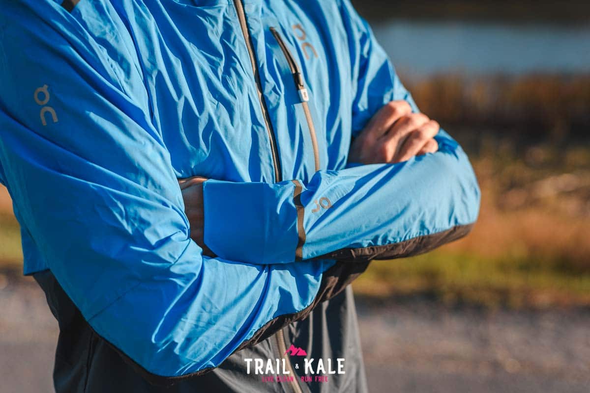 On Weather Jacket mens review Trail Kale sml wm 3