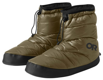 OR Tundra Aerogel Booties Best Down Booties for Camping
