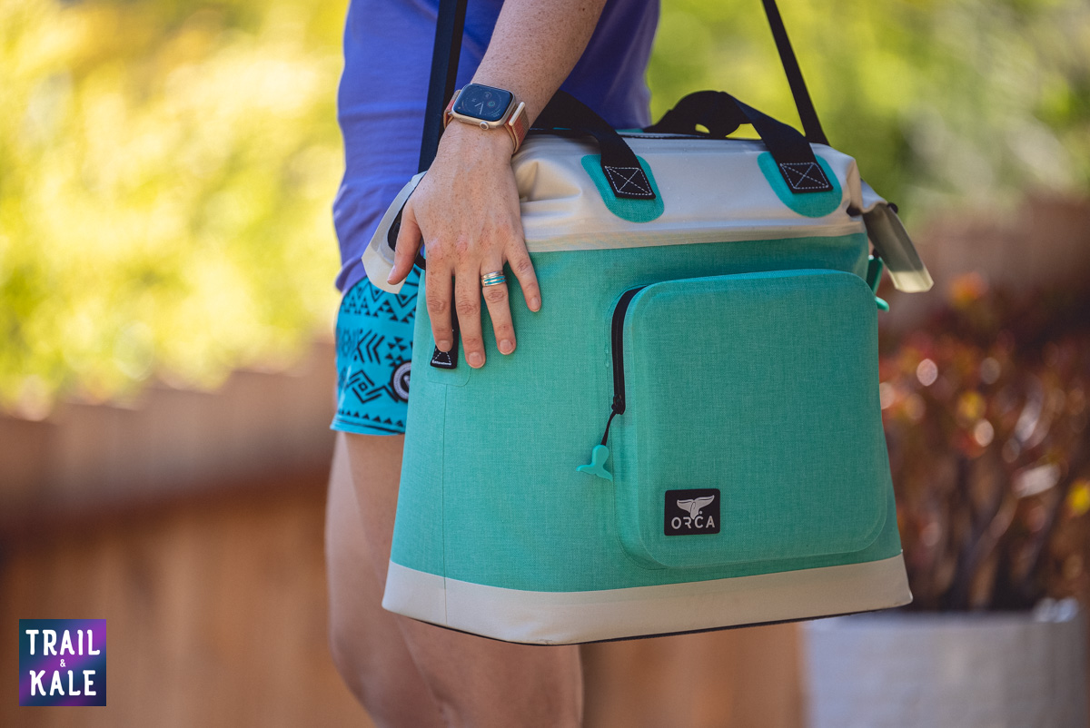 ORCA Walker Tote Review - Trail and Kale - The ORCA Walker Tote soft sided cooler is very stylish