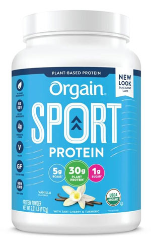 Orgain Sport Protein Vanilla Best Plant Protein Powders Trail and Kale