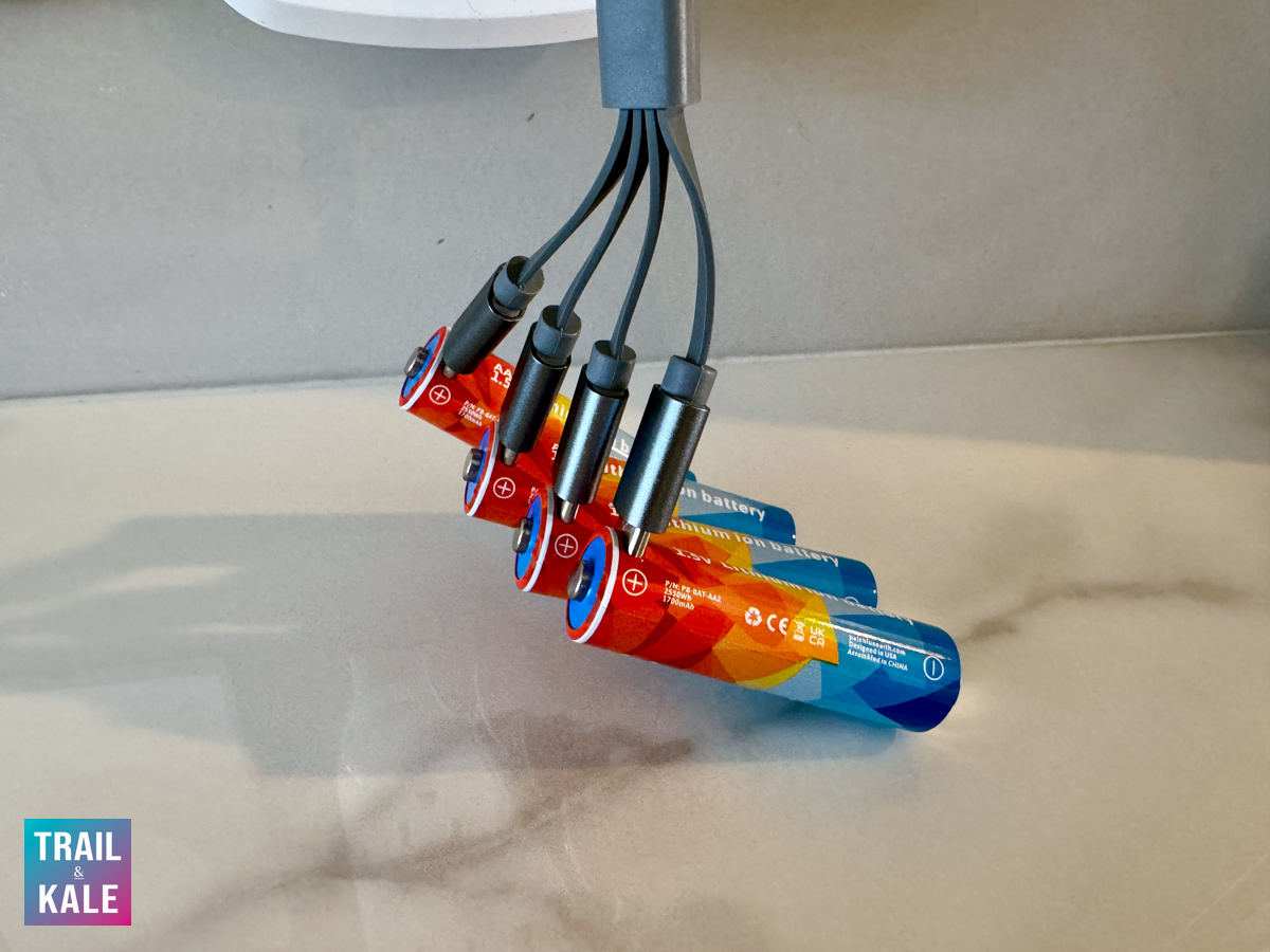 Pale Blue batteries VIVID Geometric colorway 1