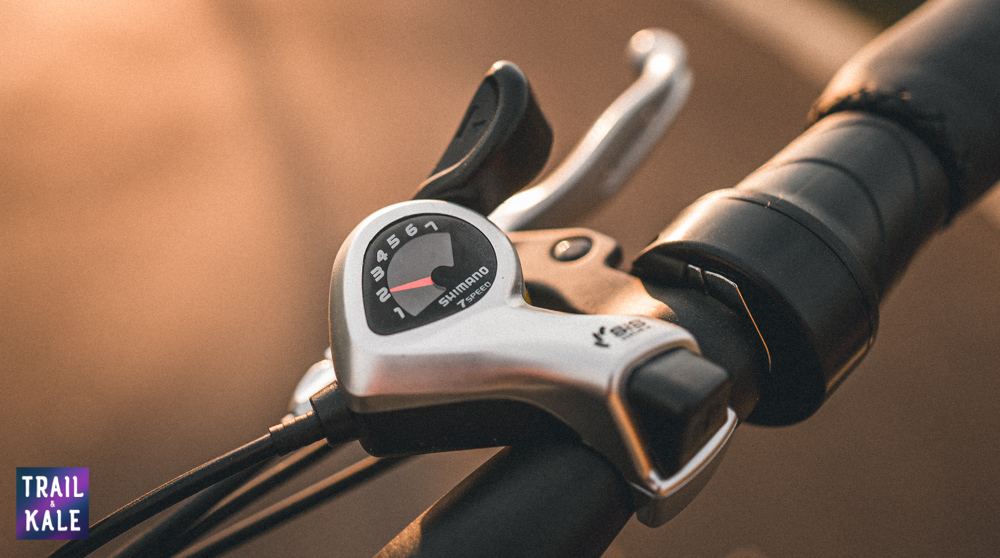 RadMini 4 Review - 7-speed gear levers - Trail and Kale