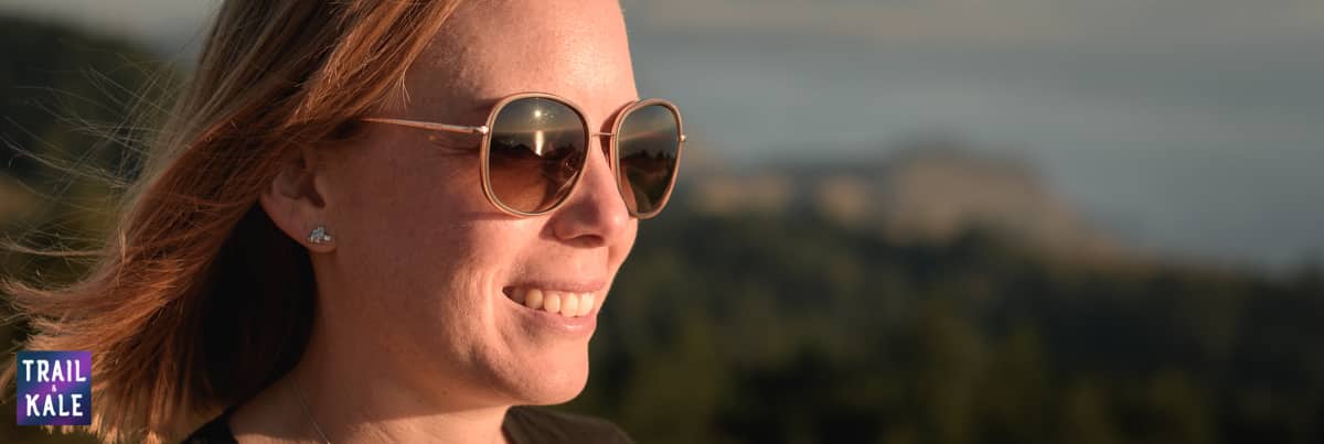 Randolph Fusion Sunglasses Elinor with Rose Gold frames