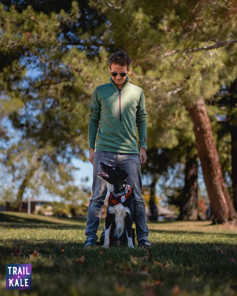 Randolph's Special Edition Military Aviator which comes with an embossed military issue case, dog tag and more. (Kepler's wearing my dog tag :))