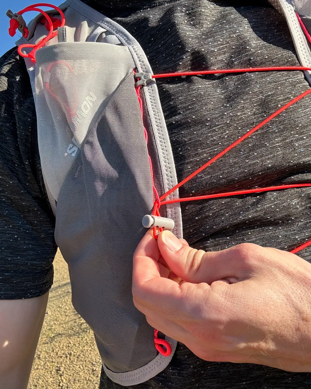 Salomon ADV SKIN 5 Hydration Pack adjustability is awesome