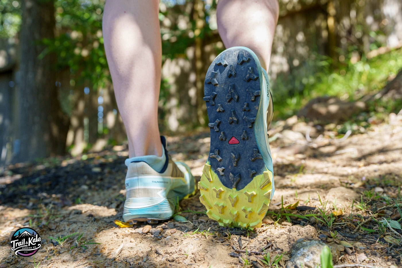 The Salomon Thundercross boasts an affective lug pattern for traction when trail running over a variety of terrains and gradients.