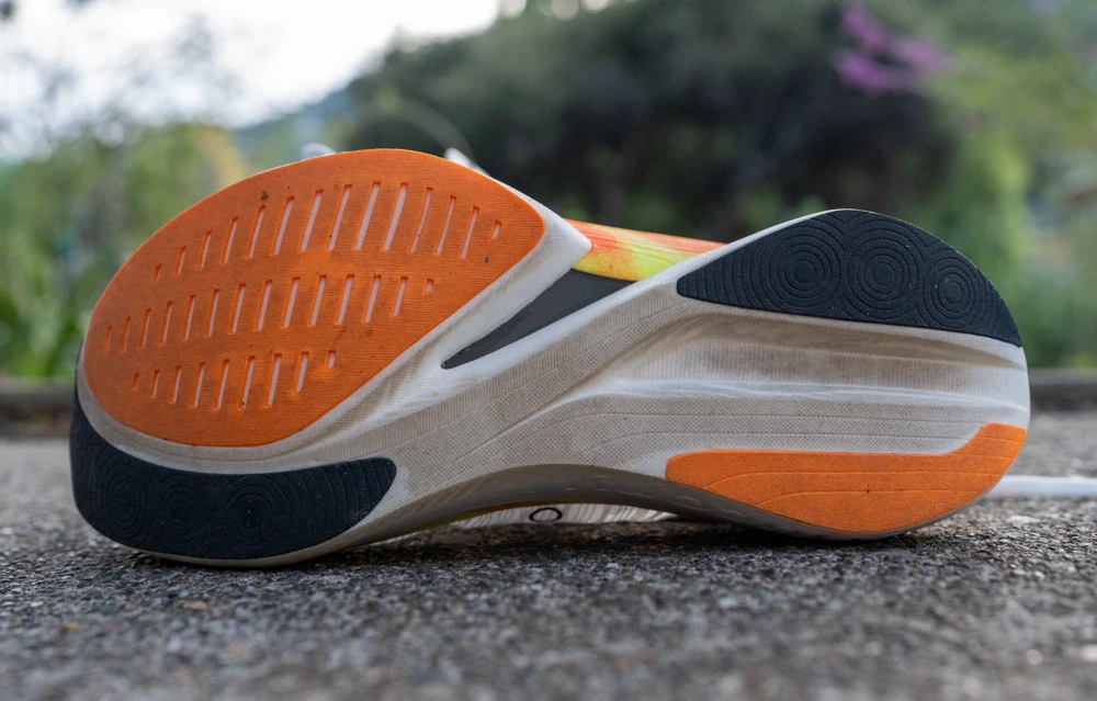 There's a fair amount of exposed foam on the outsole