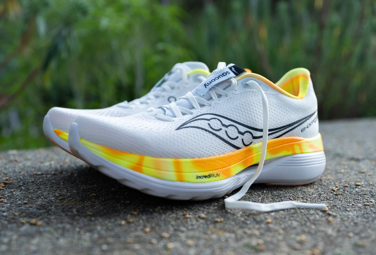 Saucony Endorphin Trainer 

White Neon Yellow & Coral Running Shoes Our Thoughts on the Saucony Endorphin Trainer After 130  main image 3