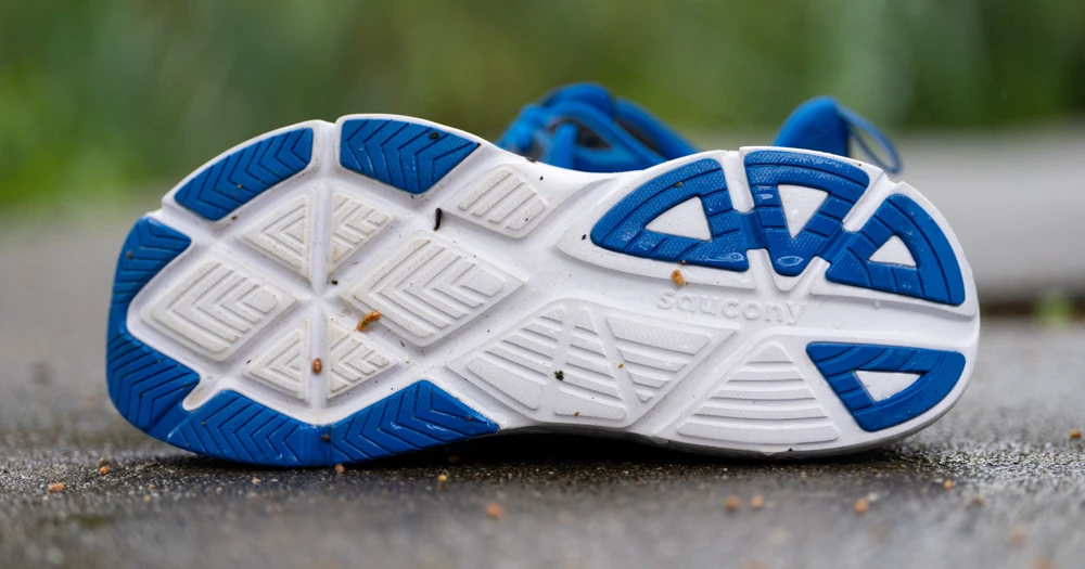 Saucony Guide 18 outsole lacks rubber coverage