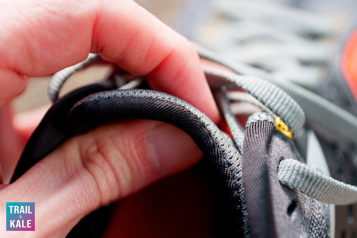 Saucony Ride 17 has a nice plush tongue