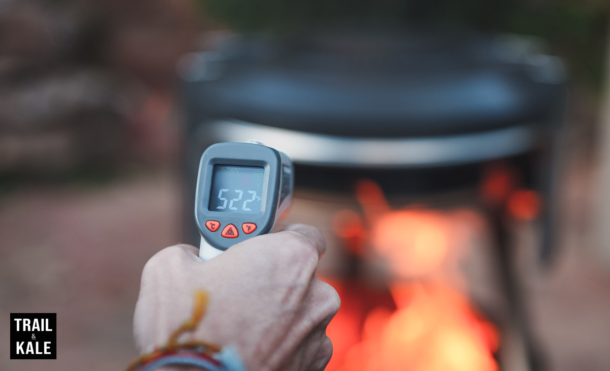 Solo Stove Pi Fire Review The firepit pizza oven by Trail and Kale watermarked 12