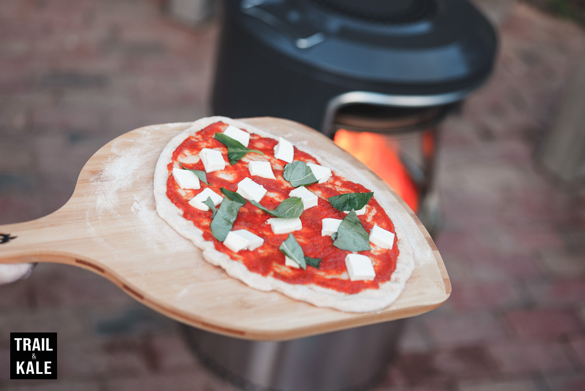 Solo Stove Pi Fire Review The firepit pizza oven by Trail and Kale watermarked 13