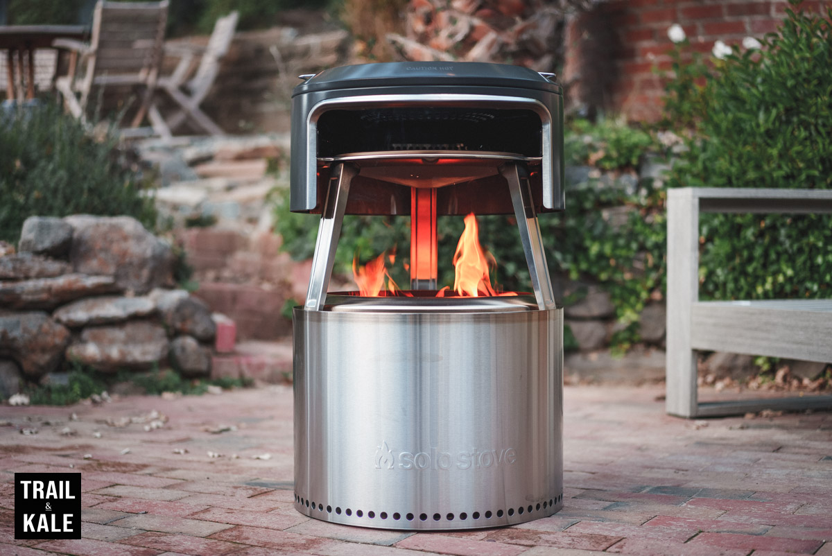 Solo Stove Pi Fire Review The firepit pizza oven by Trail and Kale watermarked 15