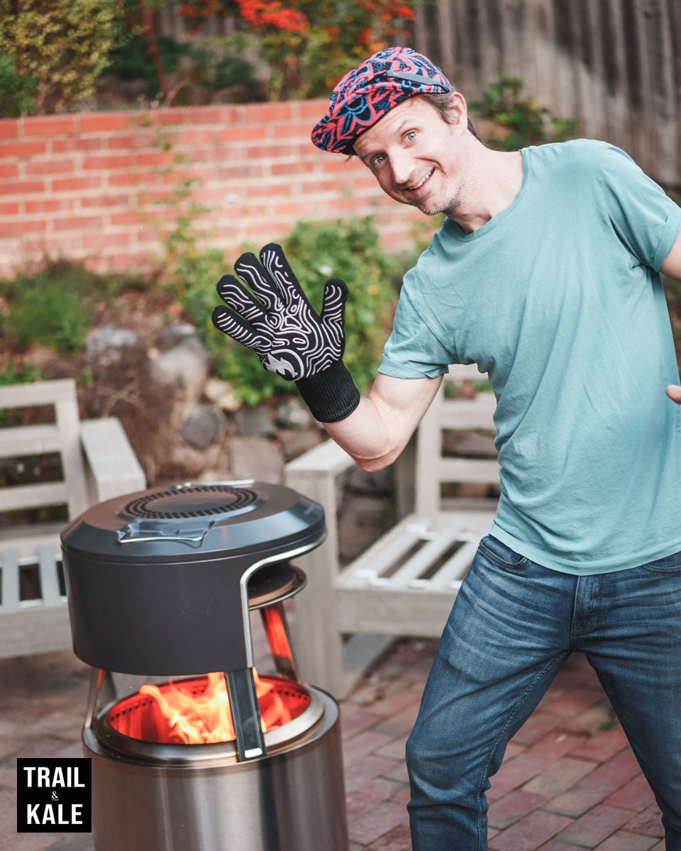 Solo Stove Pi Fire Review The firepit pizza oven by Trail and Kale watermarked 19