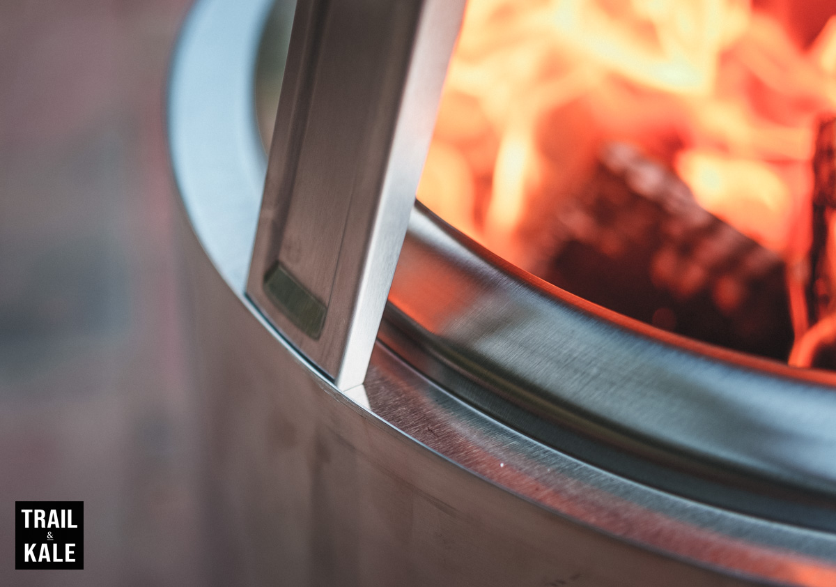 Solo Stove Pi Fire Review The firepit pizza oven by Trail and Kale watermarked 9