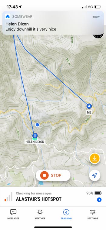 Somewear GPS Tracker App screenshot