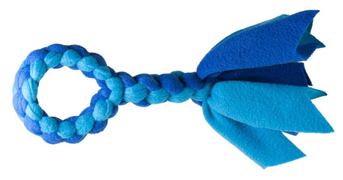 Squishy Face Studio Fleece Dog Tug Toy Adventure Pup Essentials Trail and Kale