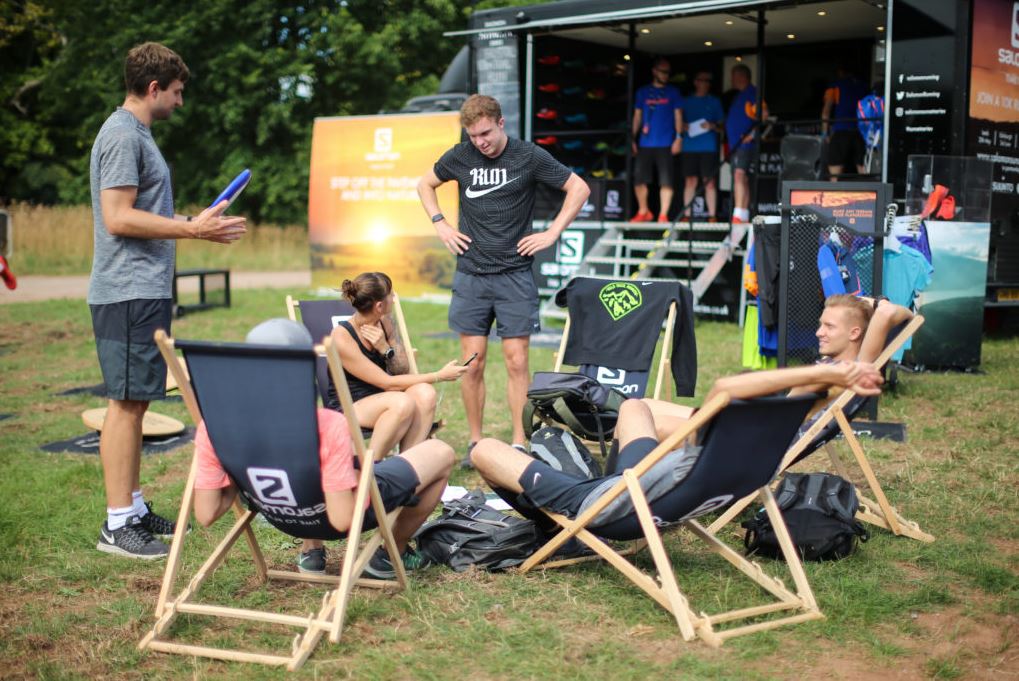 One of the Salomon Sunset Series Bristol Salomon Pop up shop