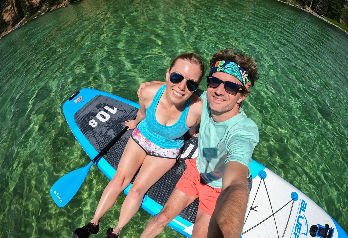 Stand Up Paddleboarding, enjoying being out on the water