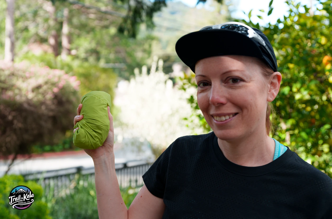 Look how small the Stio Second Light windshell packs down! Perfect for stashing in a running hydration vest.