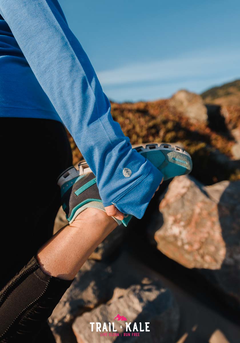 Stio Clothing - stio women's divide tech tee long sleeve - trail & kale wm-5