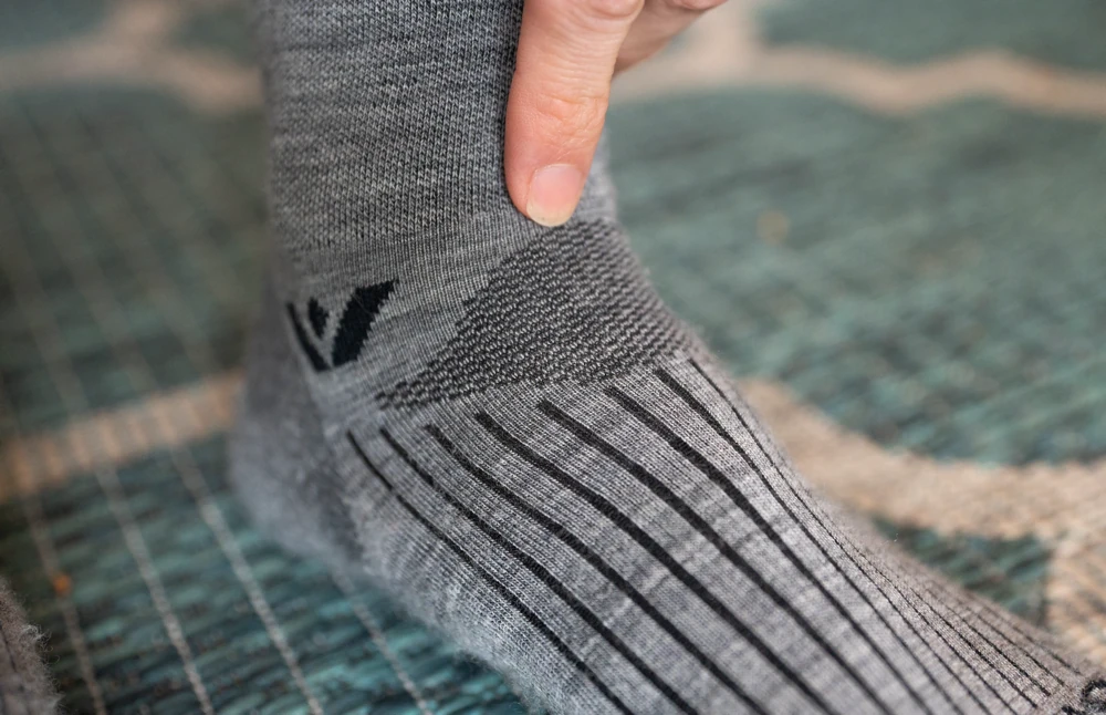 Swiftwick Pursuit Quarter Crew High flex zones