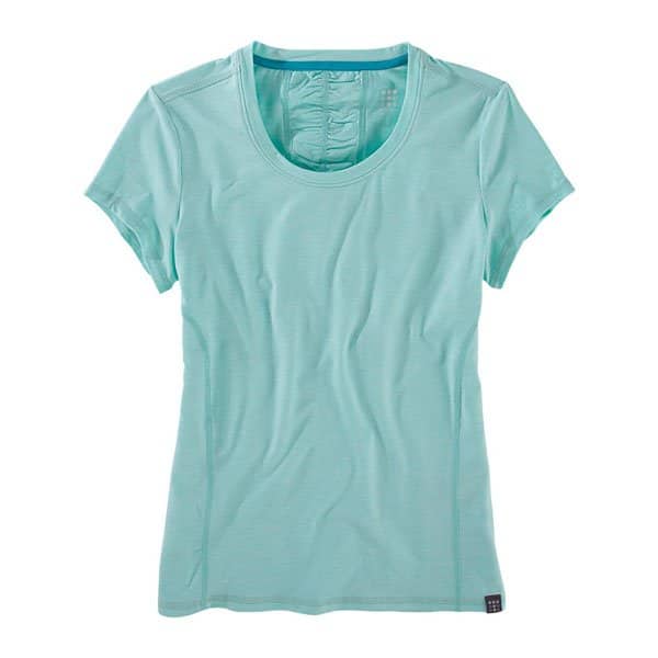Title Nine Grace Short Sleeve Top robins egg