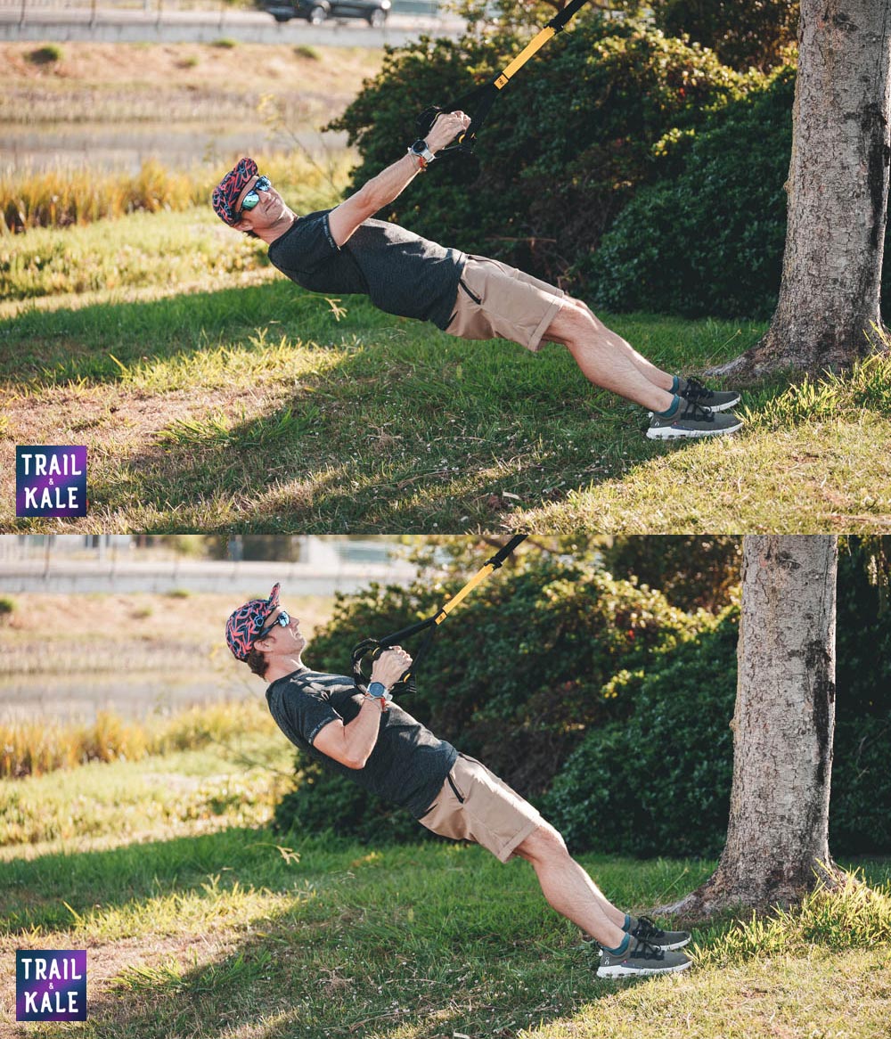TRX Low Row move Trail and Kale