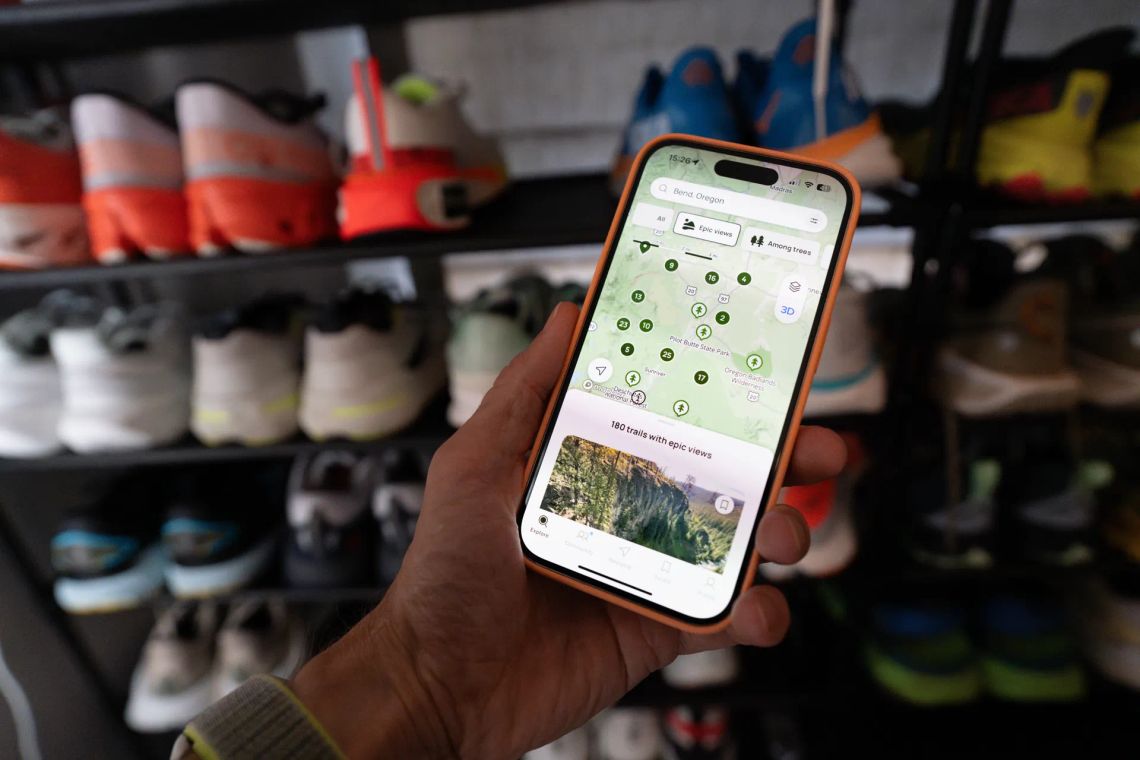 Using AllTrails To Find Running Trails Near You
