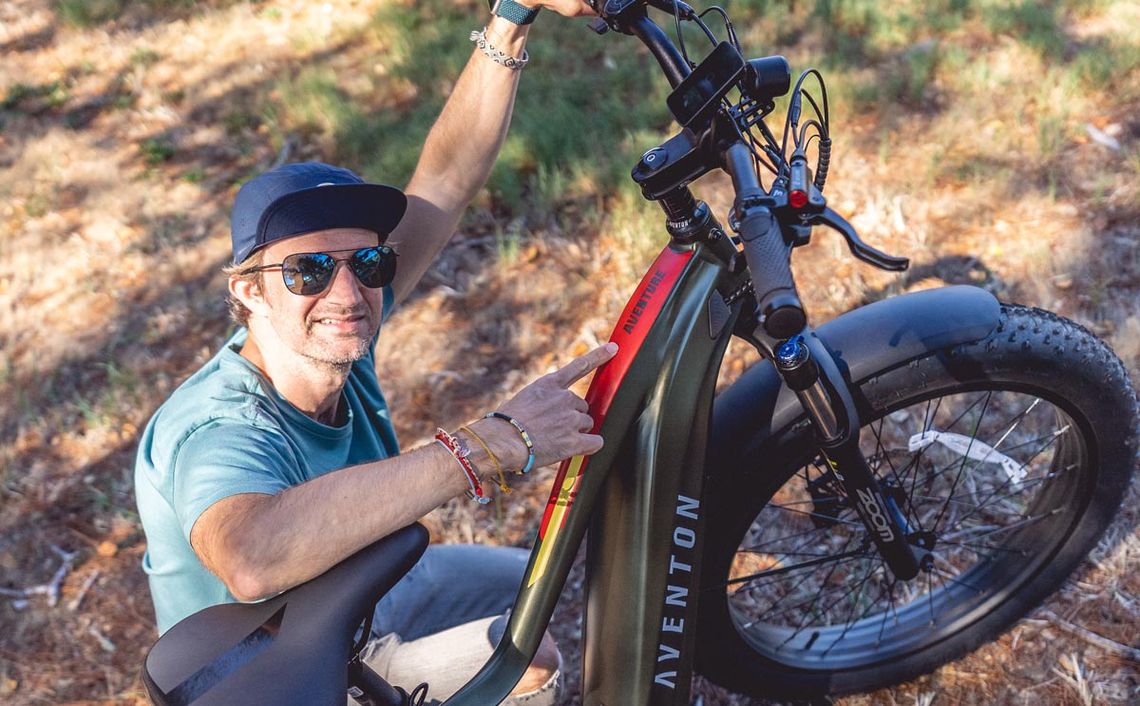 Aventon Aventure Review new trail and kale