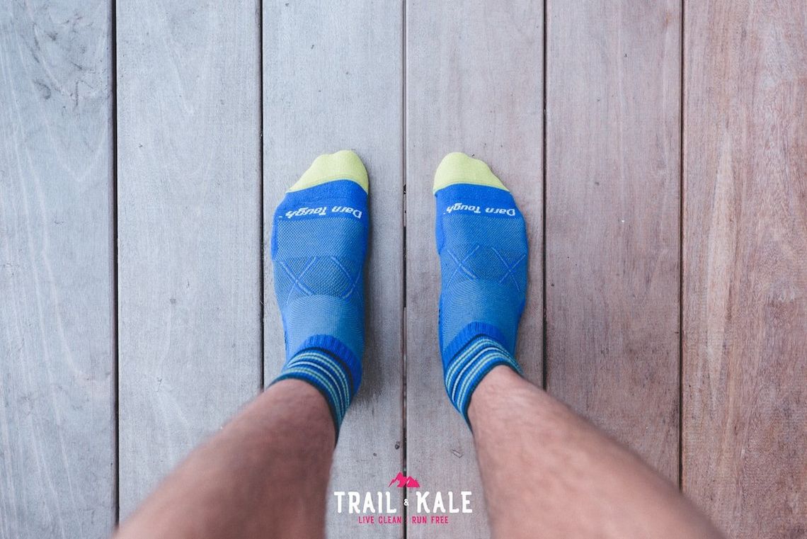 Darn Tough Socks Review - Coolmax Vertex 1 Quarter - Darn Tough running socks review - Trail & Kale-5-min