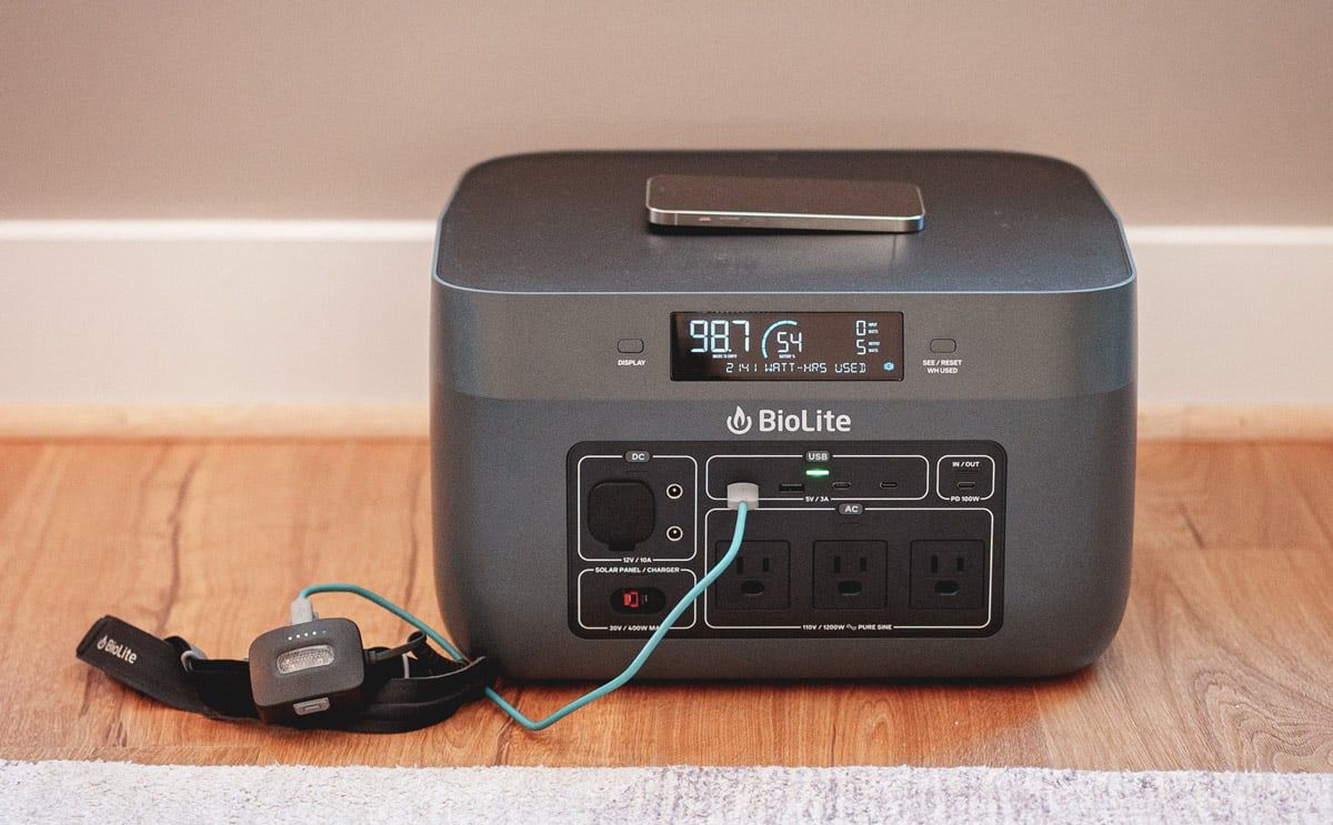 Biolite BaseCharge 1500 Review by Trail and Kale