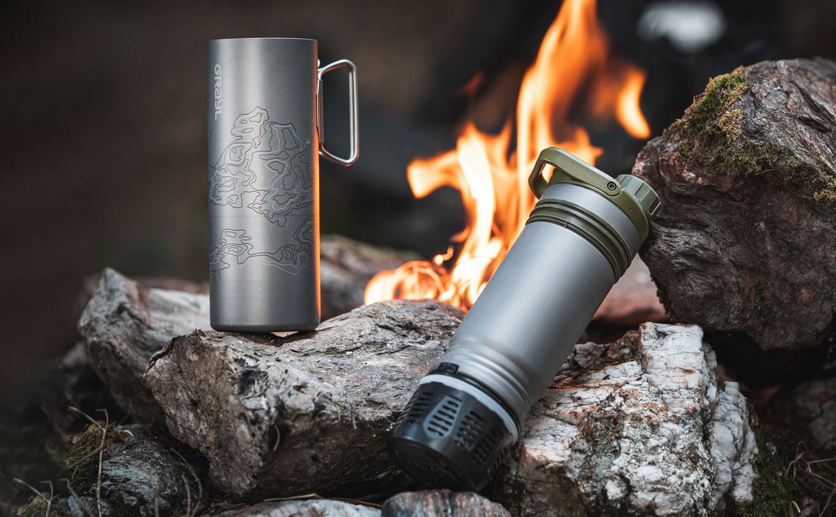 Grayl UltraPress Titanium review Trail and Kale