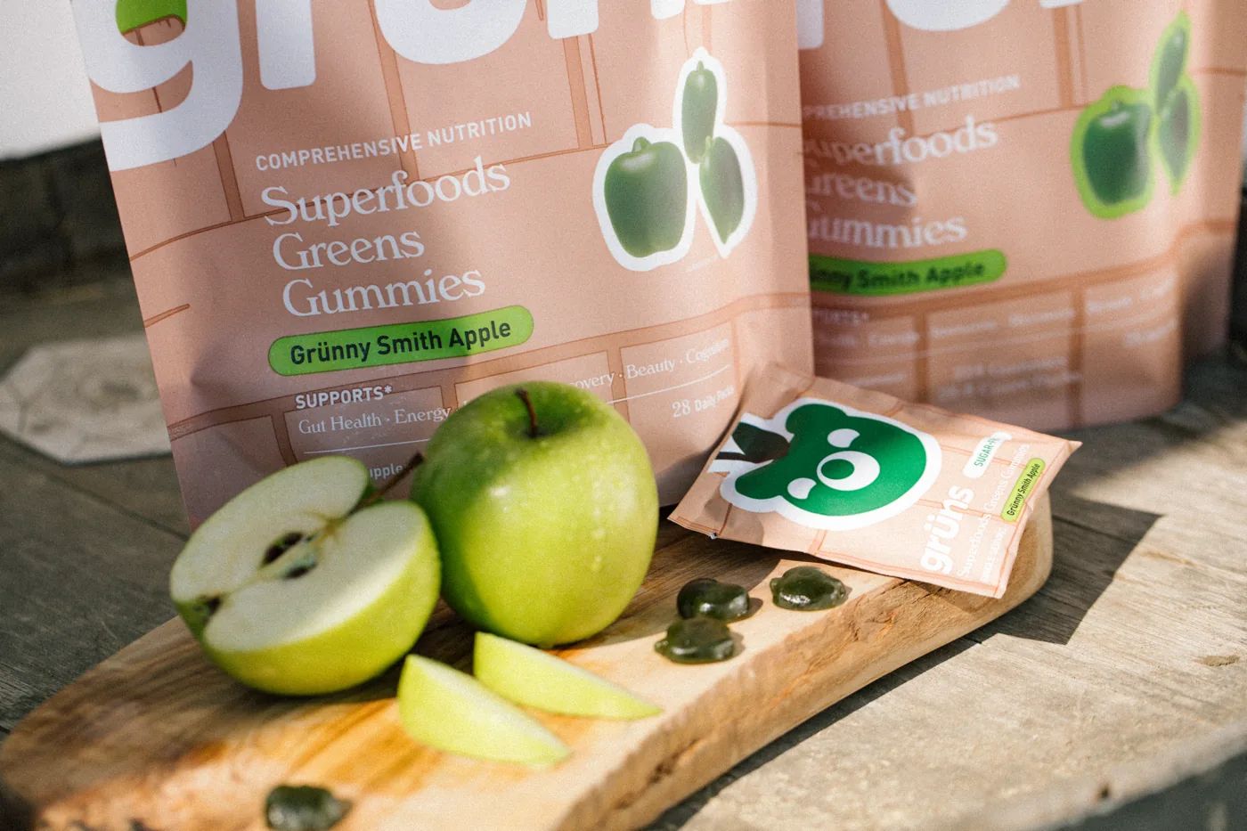 Grüns immün & Grünny Smith Apple gummies are here for Fall
