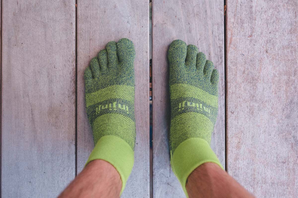 Injinji Trail Midweight Mini Crew review Trail Kale web featured